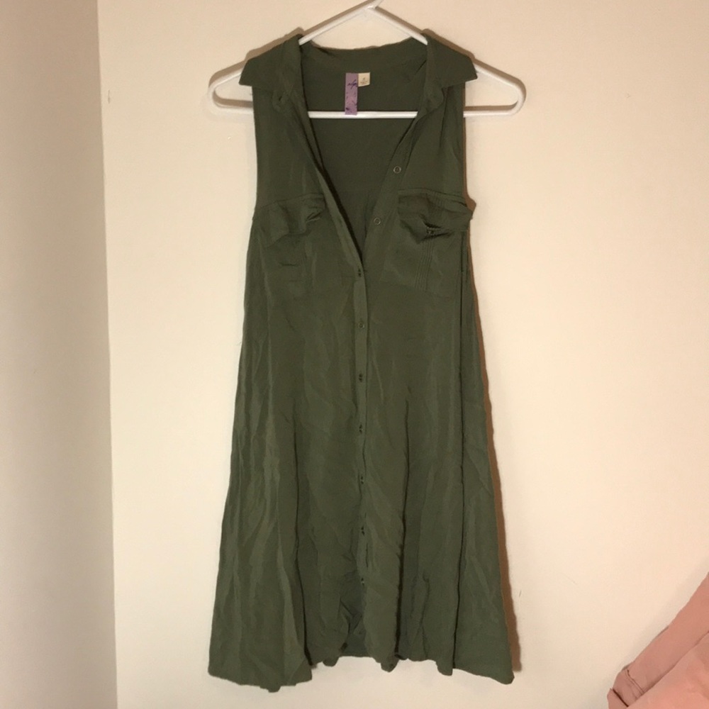 button up dress